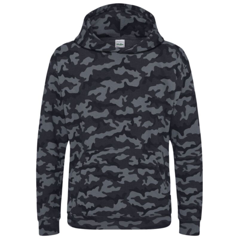 AWDis Kids Camo Hoodie Thumbnail