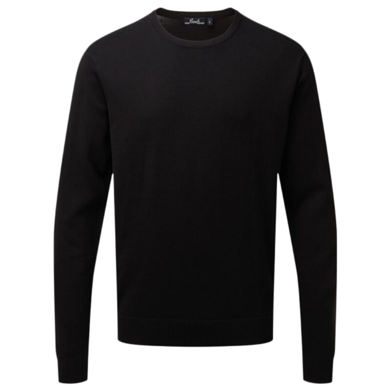 Premier Cotton Rich Crew Neck Sweater Thumbnail
