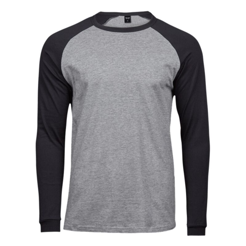 Tee Jays Long Sleeve Baseball T-Shirt Thumbnail