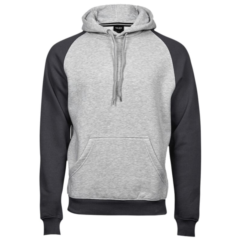 Tee Jays Two Tone Raglan Hooded Sweatshirt Thumbnail